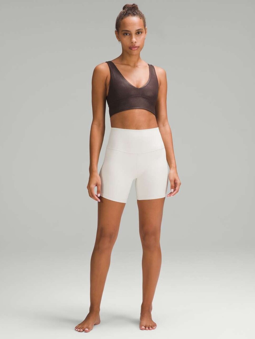 Lululemon Align Ribbed V-Neck Bra *Shine